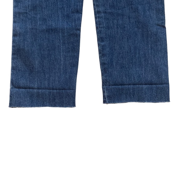 RE/DONE High Rise Crop Flare Denim Jeans Women’s size 29 in Dark Blue - Picture 9 of 9